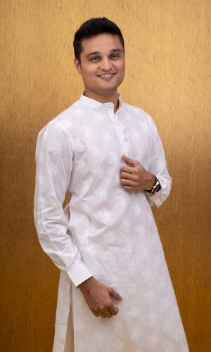 ANOKHI BASIC COLLARED KURTA