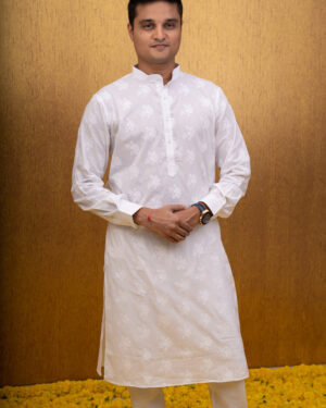 ANOKHI BASIC COLLARED KURTA