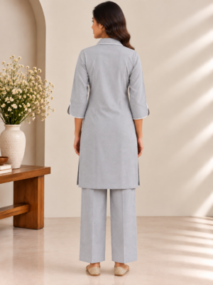 Women's Grey Collar Co-ords set