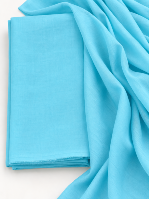 Blue Embroidered 3-Piece Unstitched Suit