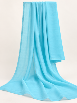 Blue Embroidered 3-Piece Unstitched Suit